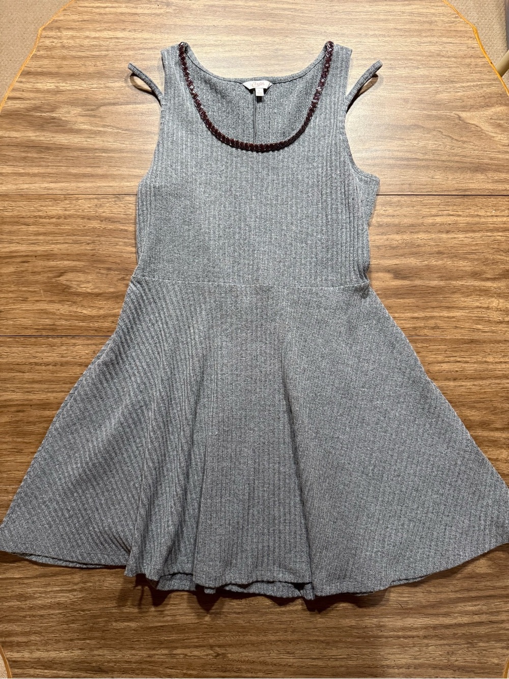 Candie’s Gray Dress Size L